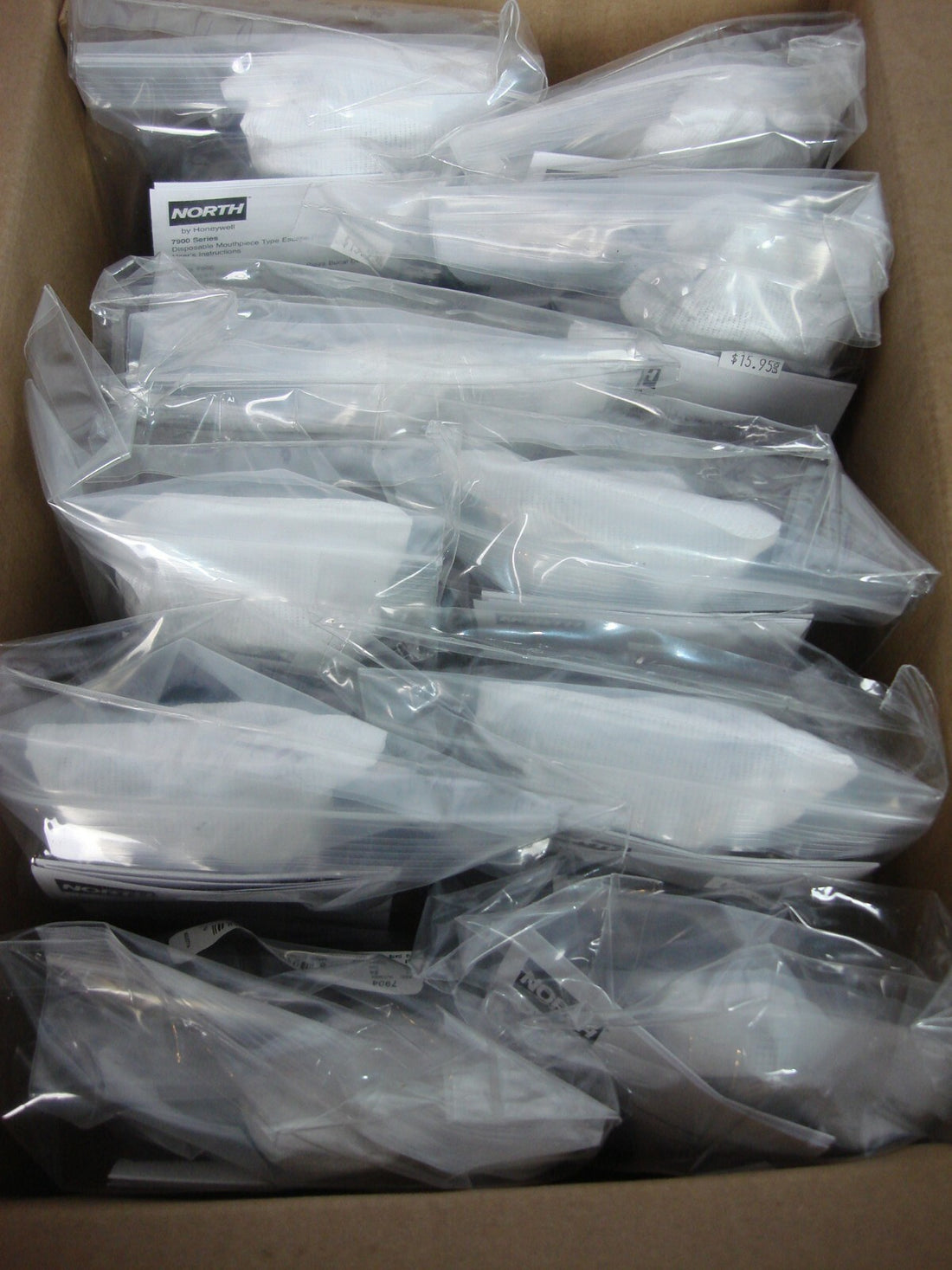 Case of 10 Genuine Honeywell 7904 Emergency Mouthpiece Respirator Old Stock