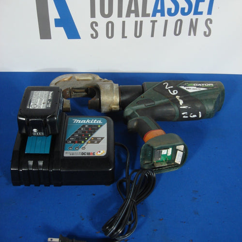Greenlee Gator EK1240LX 12 Ton Cordless Battery Hydraulic Crimper w/ Battery