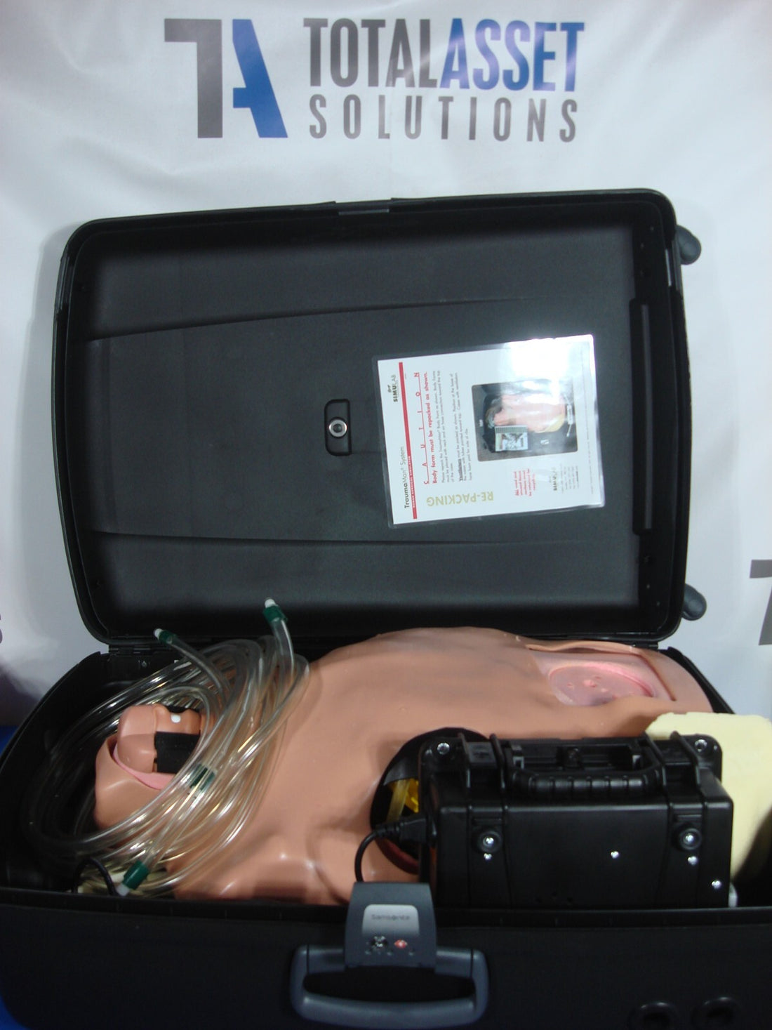 Simulab TraumaMan Human Torso Surgical Simulator with TMP-V110 Training Manikin