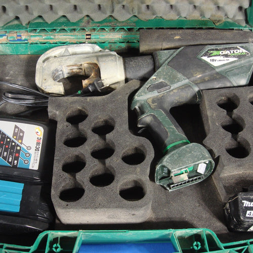 Greenlee Gator EK1240LX 12 Ton Cordless Battery Crimping Tool 18v Lithium Ion