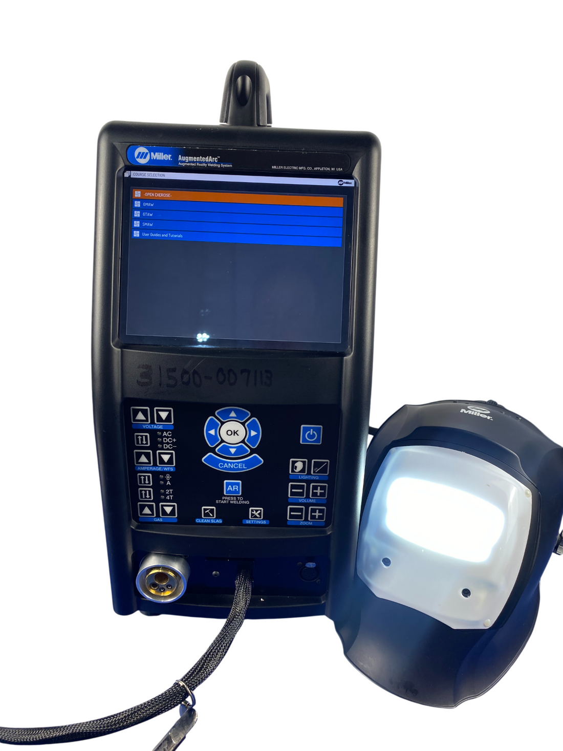 Miller AugmentedArc Augmented Reality Welding Training System