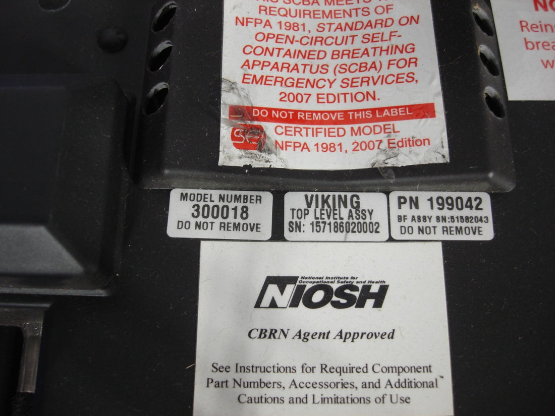ISI VikingZ Seven SCBA Harness 300018 199042 Console GP010