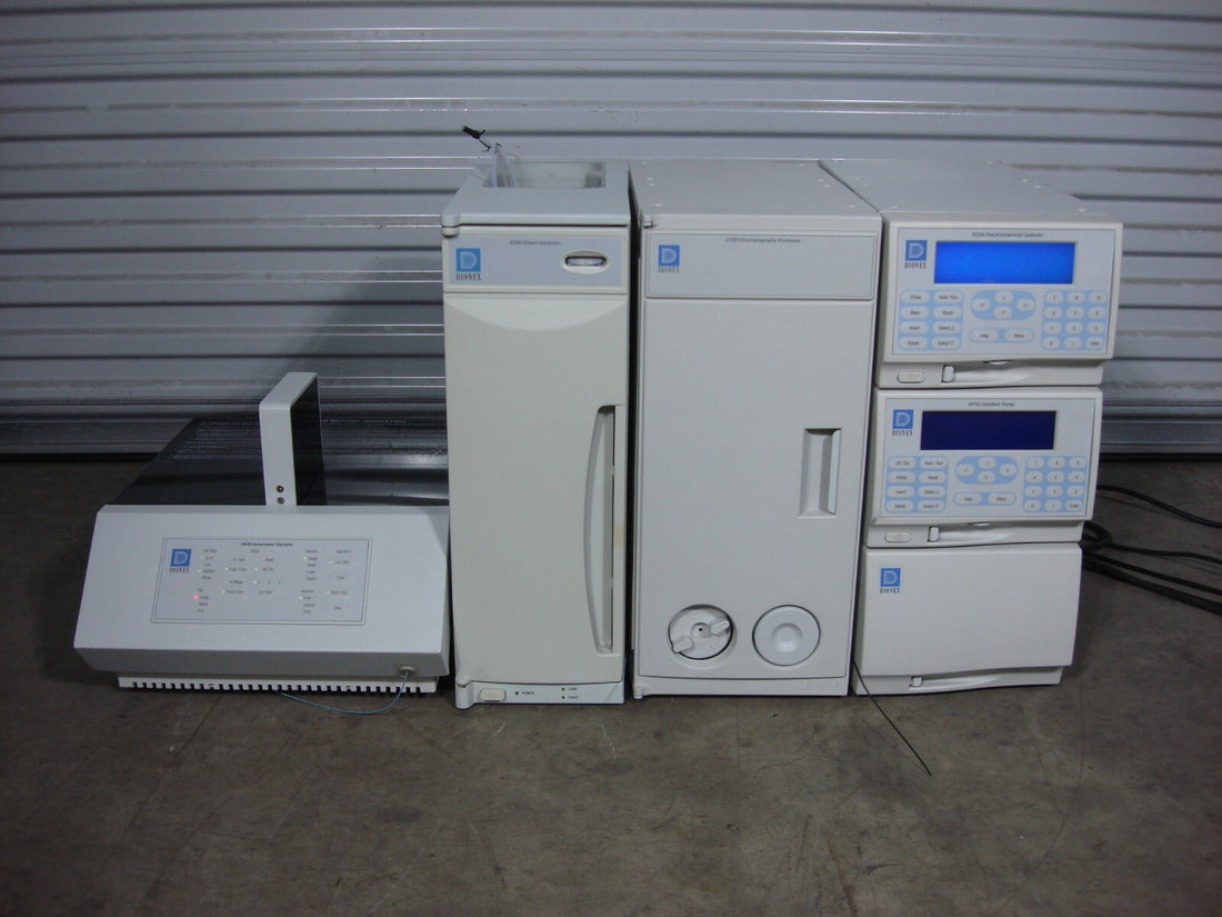 Dionex Chromatography AS40 Automated Sampler GP50 Gradient Pump LC20 EG40 ED50