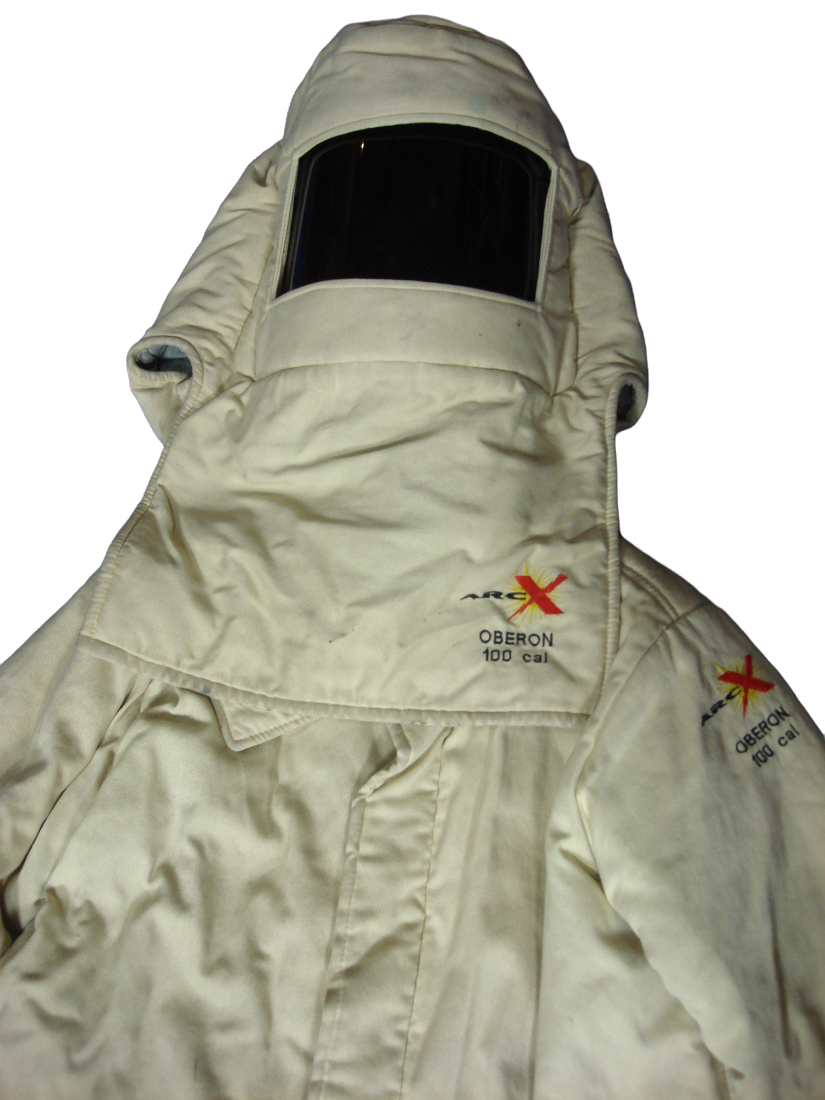 Oberon Arc X 100 Cal Flash Suit Hood Large Coat Medium Bib and Bag Set #6
