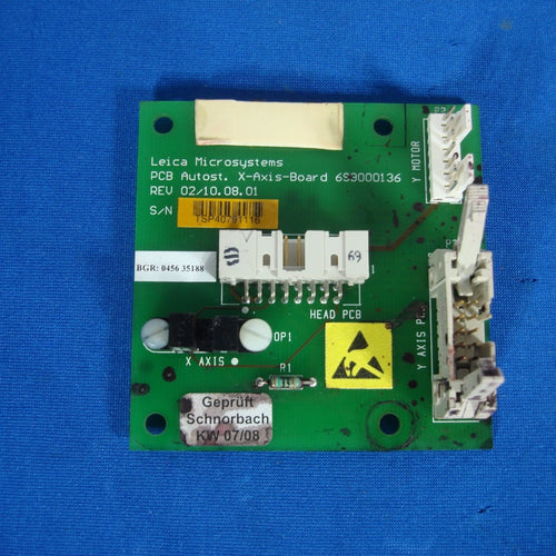 Leica Autostrainer XL TS 5015 X-Axis Board with Cable 699000136 Rev 02/10.08.01