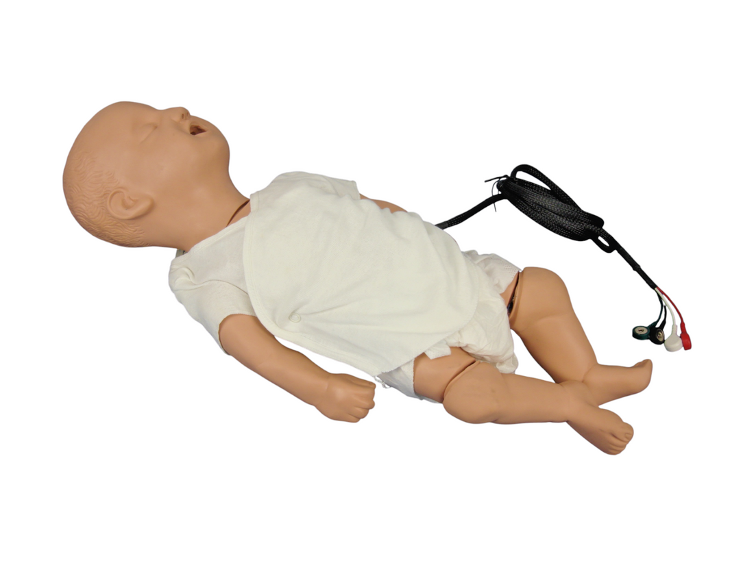 Simulaids Pediatric ALS Trainer Manikin with Simulaids ECG Simulator