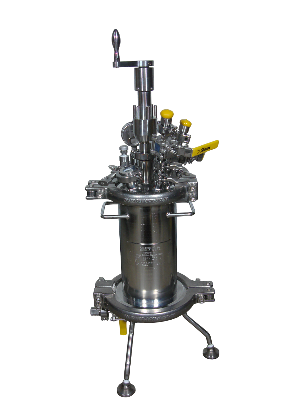 Pope Scientific 5 Liter 316L Stainless Steel Benchtop Nutsche Filter 2016