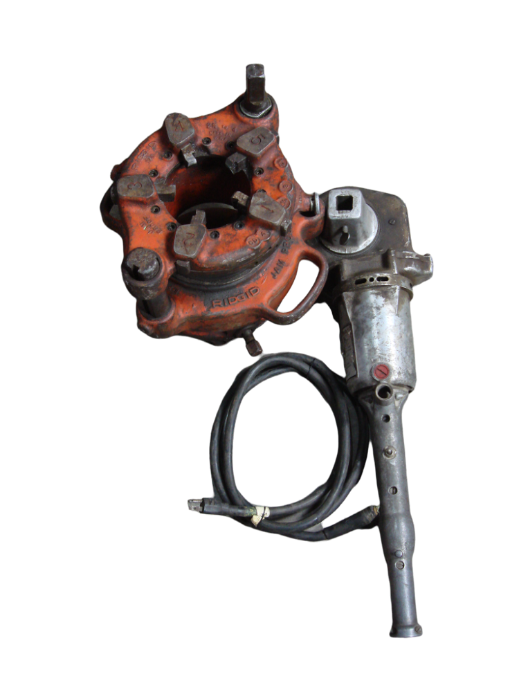 RIDGID 141 Receding Geared Pipe Threader 2½ to 4" Jam Proof Collins 151 Electric