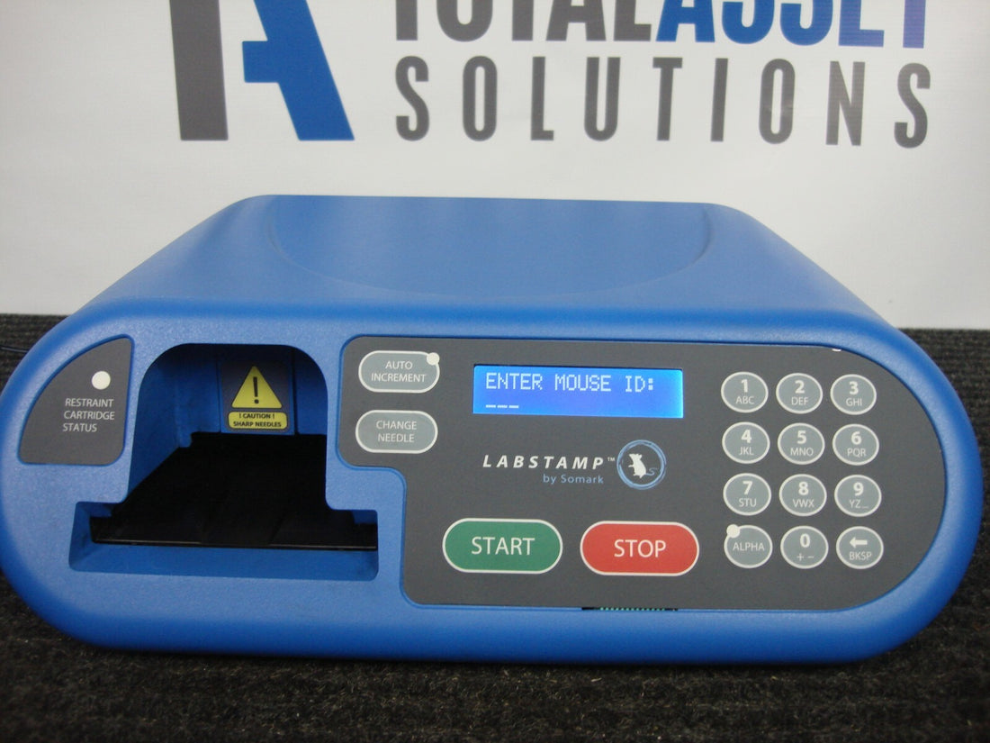 SOMARK LABSTAMP RESEARCH MOUSE TATTOO IDENTIFICATION MACHINE STAMPING MARKING