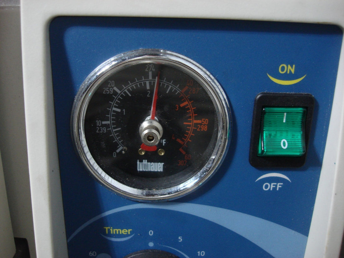 Tuttnauer 2340M Steam Sterilizer Autoclave 9" X 18" Chamber Tested with Warranty