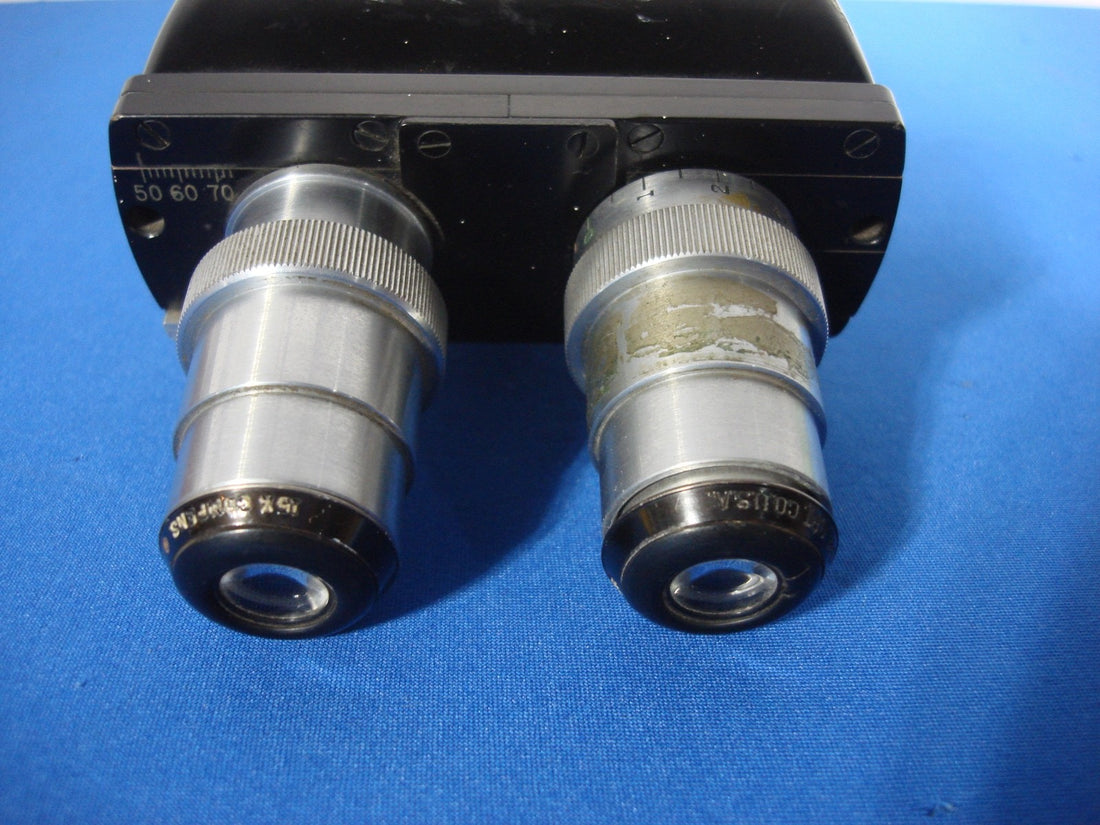 Vintage Bausch and Lomb Binocular Microscope Head