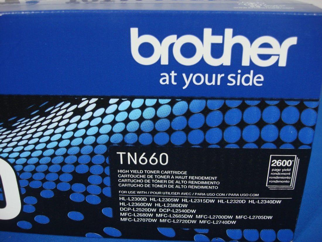 Brother TN660 High Yield Black Toner Cartridge TN-660