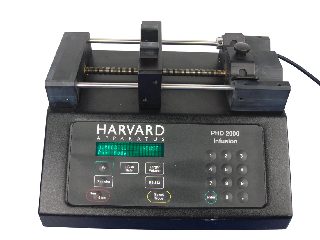 Harvard Apparatus PHD 2000 Digital Infusion Dual Syringe Pump Cat. No. 70-2000