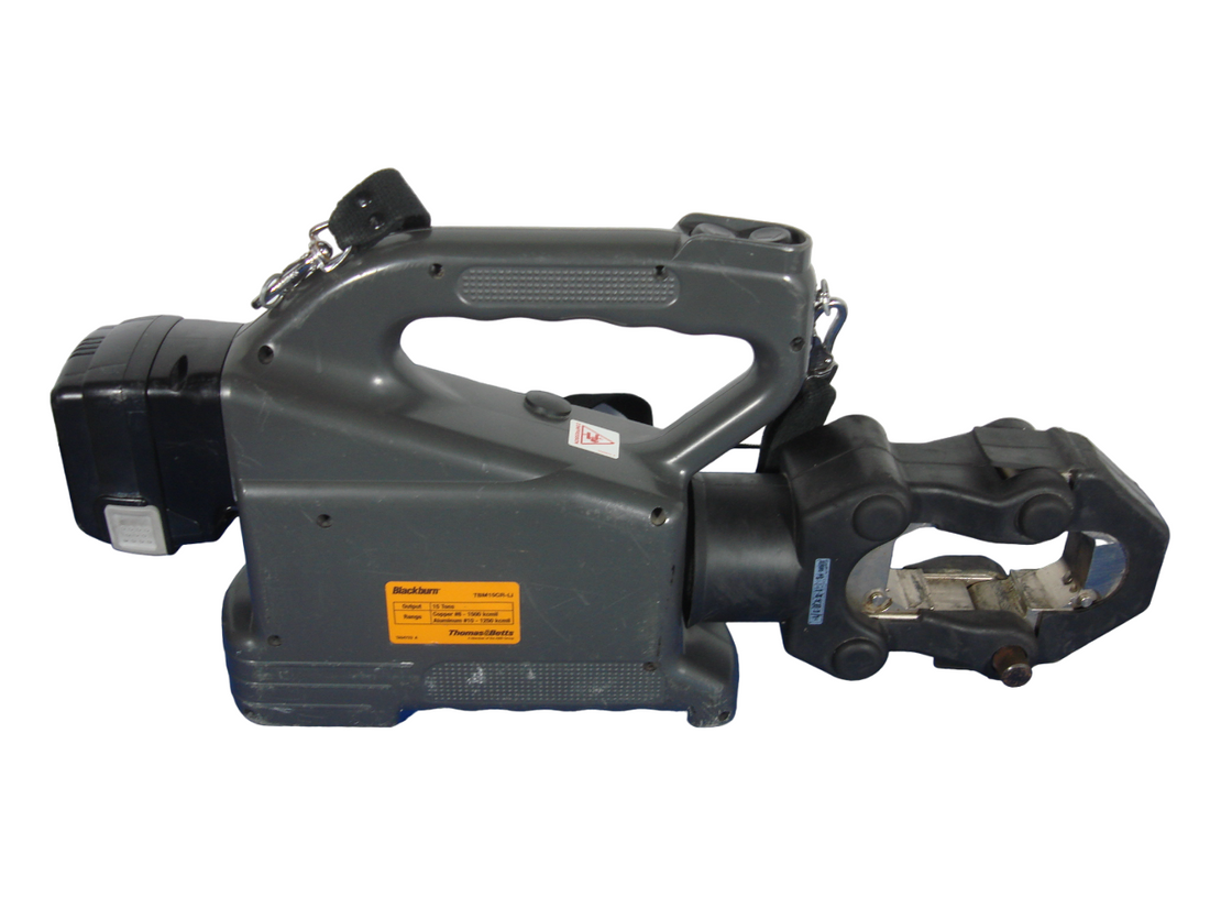 Thomas & Betts TBM15CR-LI 15 Ton Hydraulic Crimper w/ Batteries and Charger