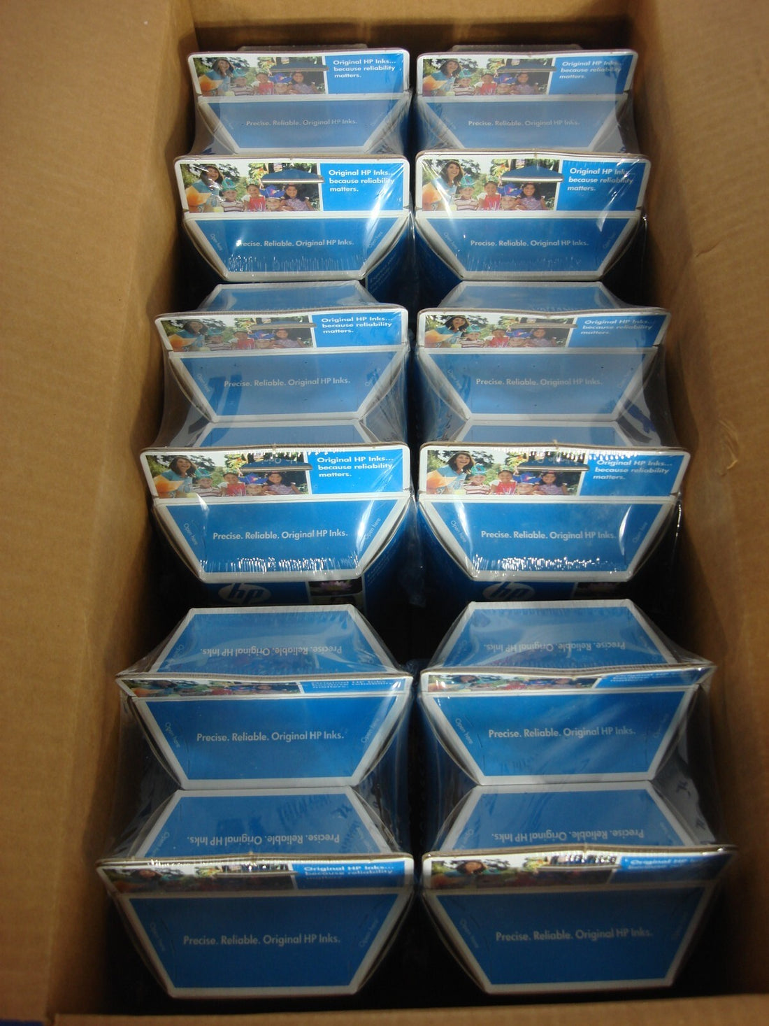 Case Lot of 24 Genuine OEM HP 23 Sealed Tri-Color Ink Cartridges C1823D