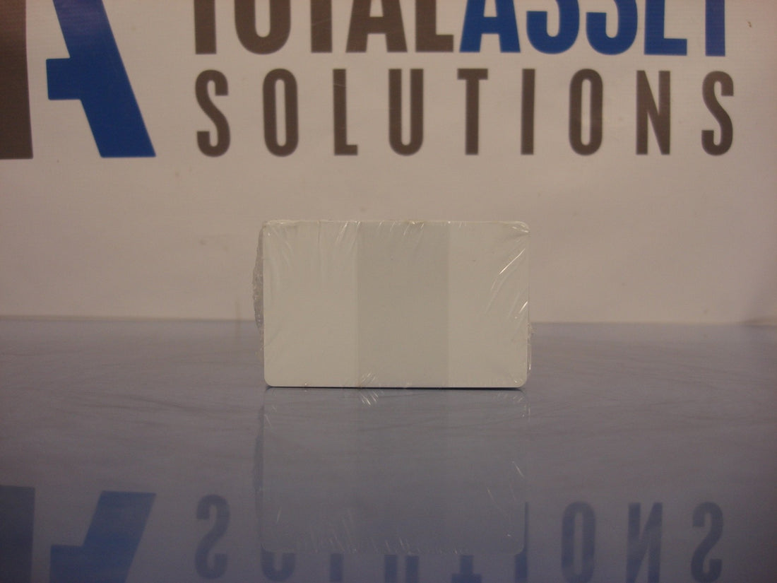 100 Blank ID Cards White Plastic Credit Card Size CR80 30 Mil