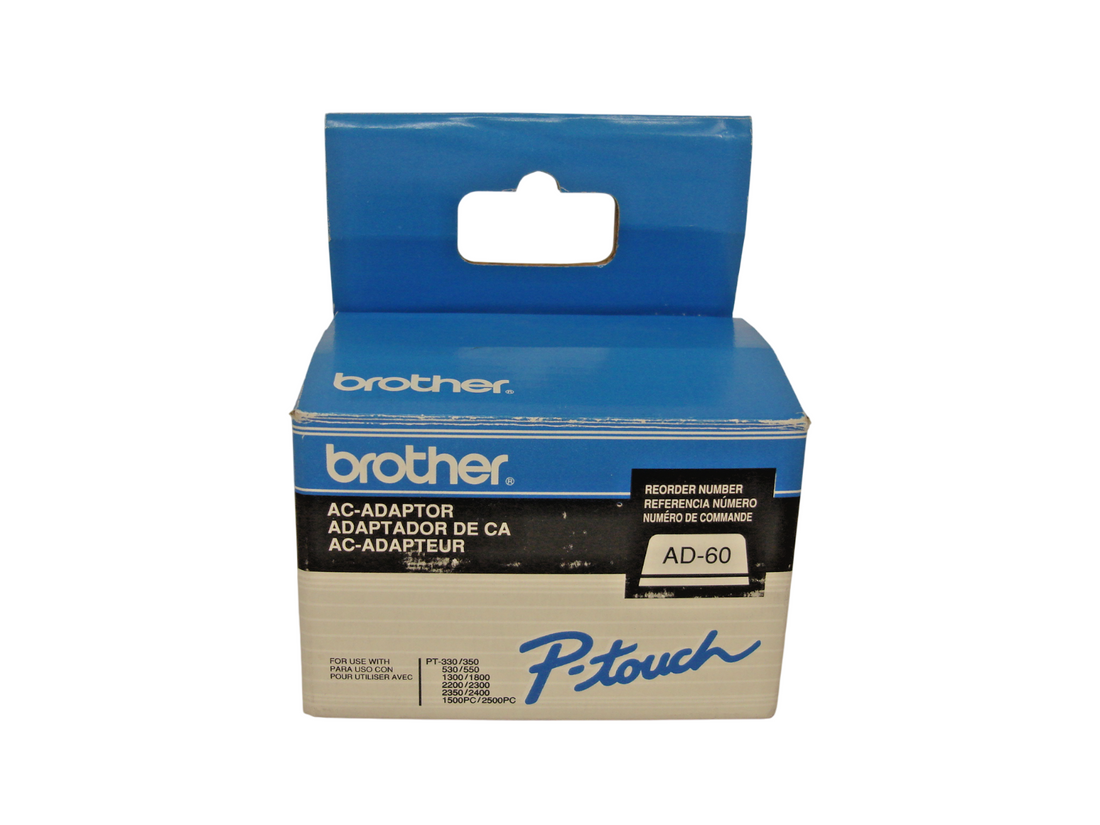 New OEM Brother AD-60 AC Power Adapter for P-Touch Label Printer 30-Day Warranty