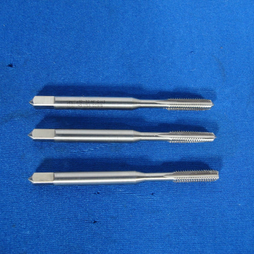 Greenfield Threading 341813  #10-32NF HTGP 3 pc Hand Tap Set H3 4FL ST HSS