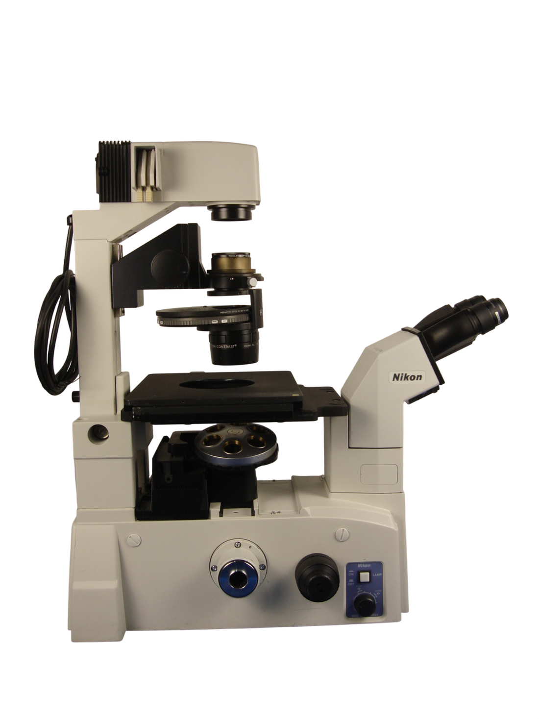 Nikon Eclipse TE 2000-S Microscope with Nikon TE2-PS100W Power Supply