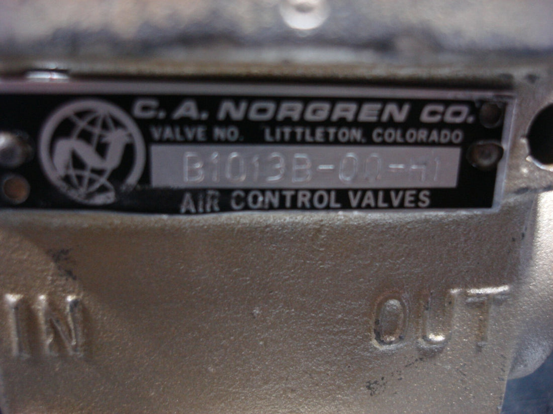 C.A. Norgren Air Control Valve B1013B-00-H1