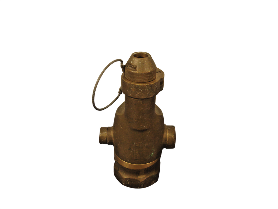 Vintage Brass Akron 2 1/2" Marine Fog Nozzle, Fire Nozzle