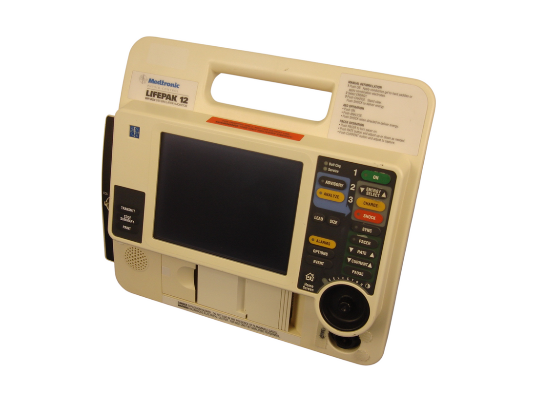 Medtronic Physio - Control Lifepak 12 Biphasic Defibrillator
