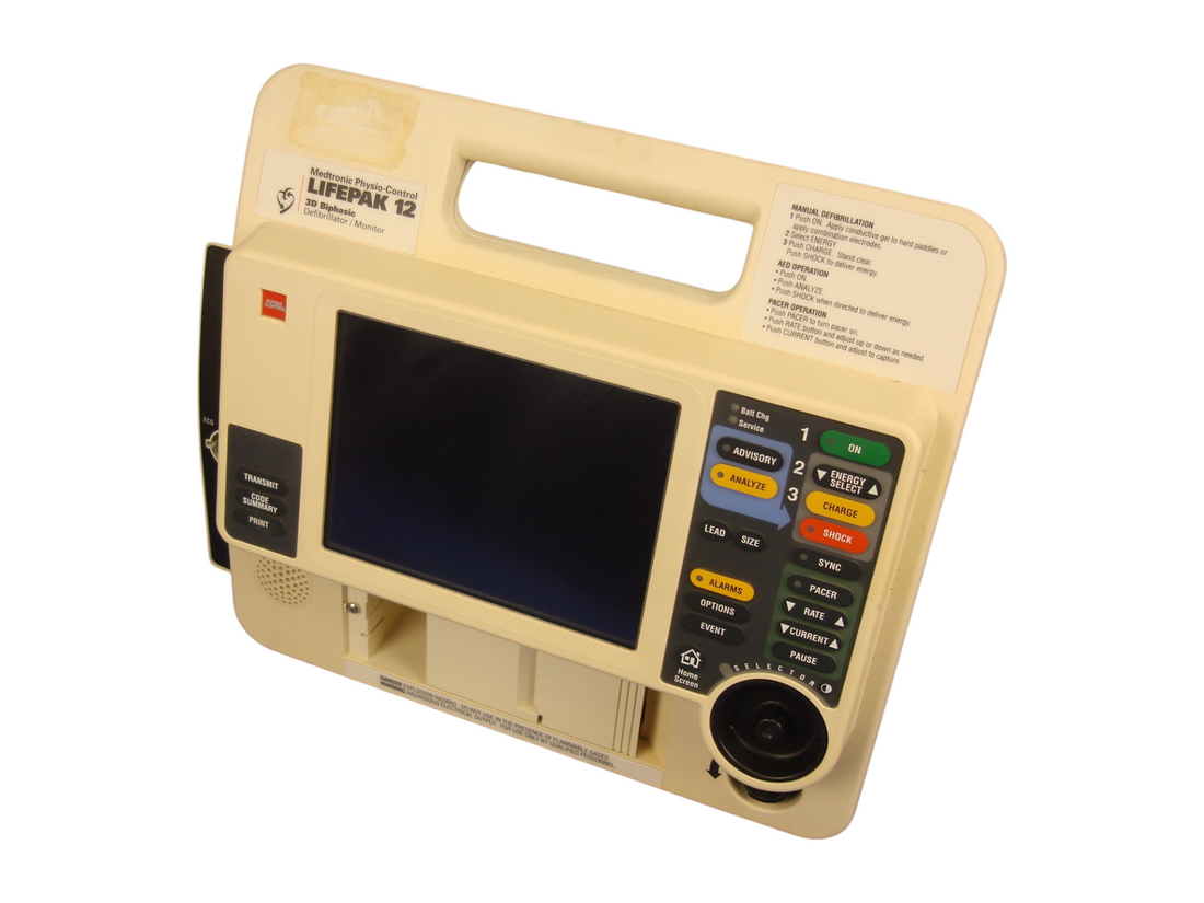 Medtronic Physio - Control Lifepak 12 3D Biphasic Defibrillator