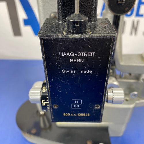 Haag Streit 900 Slit Lamp with Tonometer Microscope
